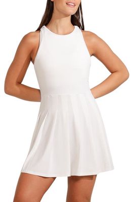 EleVen by Venus Williams Delight Pleated Tennis Dress in White