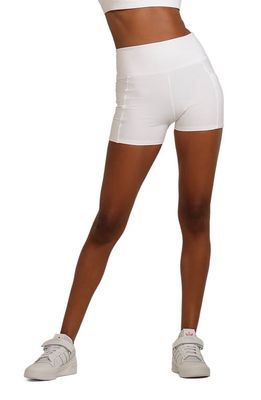 EleVen by Venus Williams High Waist Pocket Tennis Shorts in White