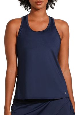 EleVen by Venus Williams Race Day Tennis Tank in Admiral Navy