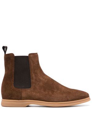 Eleventy ankle suede boots - Brown
