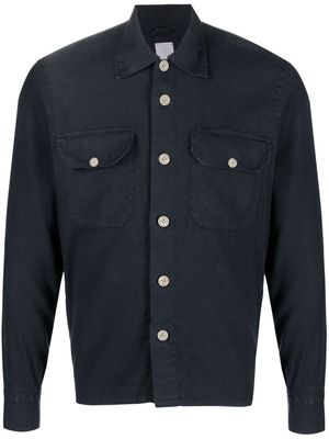 Eleventy cargo-pocket shirt - Blue