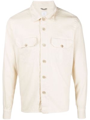 Eleventy cargo-pocket shirt - Neutrals