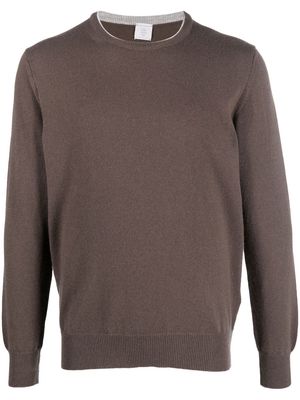 Eleventy cashmere fine-knit jumper - Brown