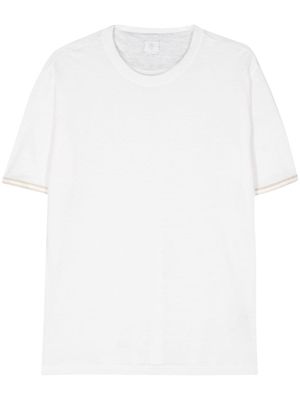 Eleventy contrast-trim T-shirt - Neutrals