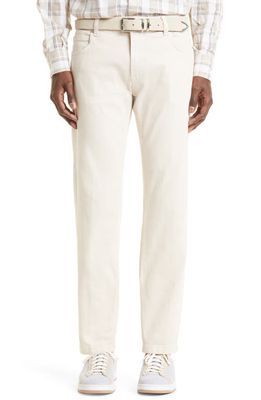 Eleventy Cotton Stretch Twill Pants in Sand