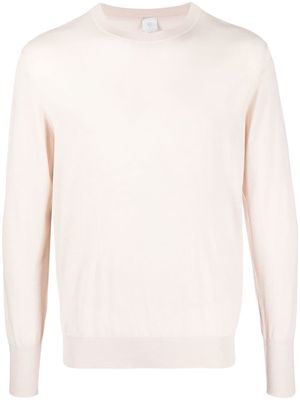 Eleventy crew-neck wool sweatshirt - Pink