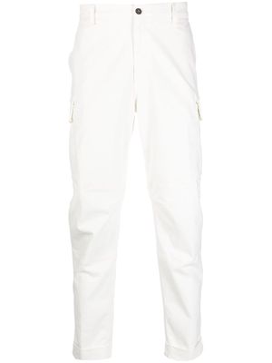 Eleventy cropped cargo trousers - White