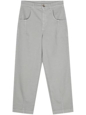 Eleventy cropped tapered jeans - Grey