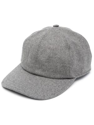 Eleventy curved-peak wool cap - Grey