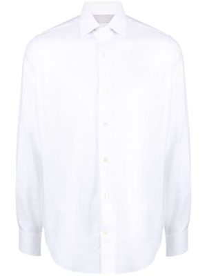 Eleventy Dandy cotton blend shirt - White