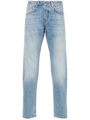 Eleventy distressed tapered-leg jeans - Blue