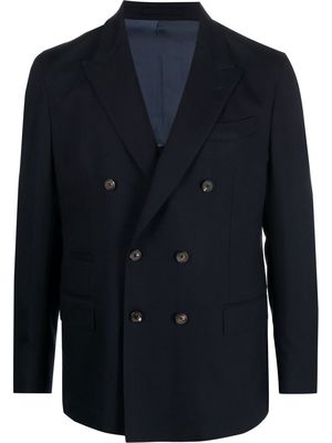 Eleventy double-breasted tailored blazer - Blue
