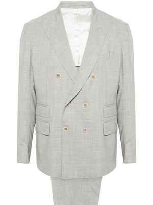 Eleventy double-breasted two-piece suit - Grey