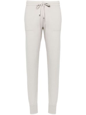 Eleventy drawstring-fastening knitted trousers - Neutrals