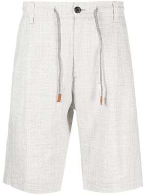Eleventy drawstring-waist bermuda shorts - Grey