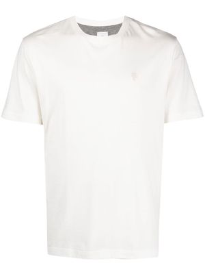 Eleventy embroidered logo t-shirt - White