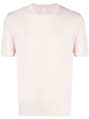 Eleventy fine knit cotton T-shirt - Pink