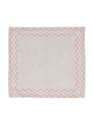 Eleventy geometric-print square scarf - Grey