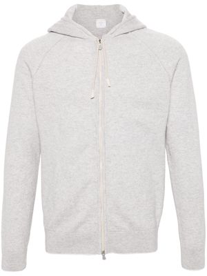 Eleventy hooded cashmere cardigan - Grey