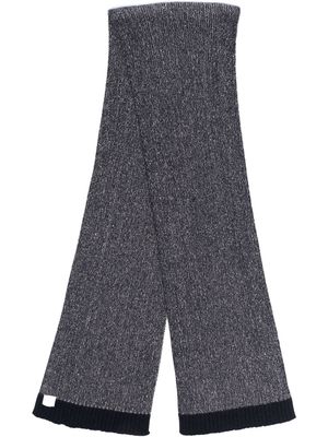 Eleventy knitted cashmere scarf - Blue