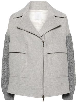 Eleventy long-sleeved jacket - Grey