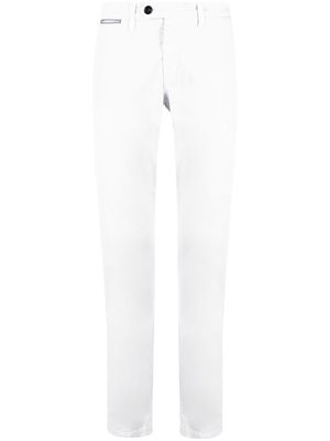 Eleventy low-rise straight-leg trousers - White