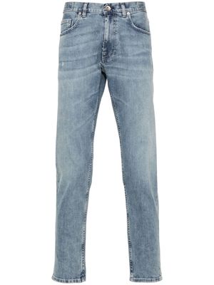 Eleventy mid-rise tapered-leg jeans - Blue