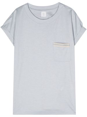 Eleventy patch-pocket T-shirt - Blue