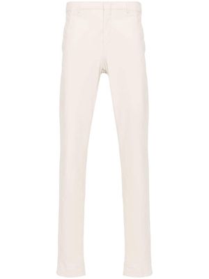 Eleventy poplin cotton-blend trousers - Neutrals