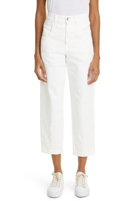 Eleventy Relaxed Straight Leg Jeans in 01 - White