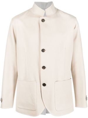 Eleventy reversible blazer jacket - Neutrals