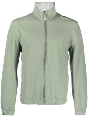 Eleventy reversible zip-up jacket - Green