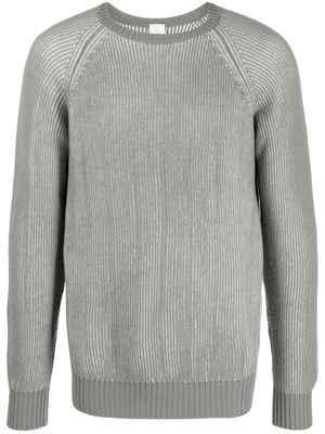 Eleventy ribbed-knit wool jumper - Grey
