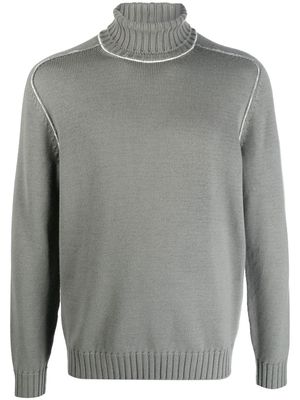 Eleventy roll-neck long-sleeve jumper - Grey