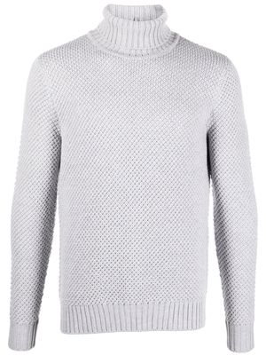Eleventy roll-neck wool jumper - Grey