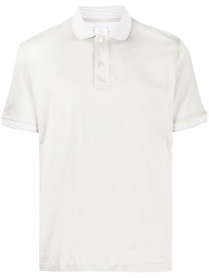 Eleventy short-sleeve cotton polo shirt - Green