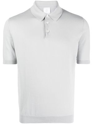 Eleventy short-sleeved cotton polo shirt - Blue
