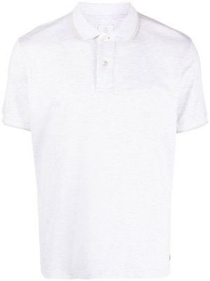 Eleventy short-sleeved cotton polo shirt - Grey