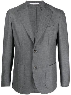 Eleventy single-breasted tailored jacket - Grey