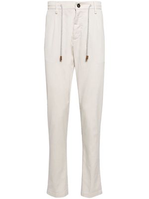 Eleventy slim-fit chino trousers - Neutrals