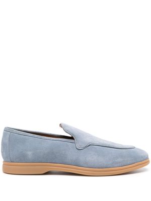 Eleventy slip-on suede slippers - Blue