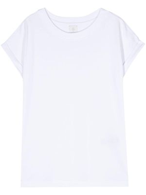 Eleventy sound-neck cotton T-shirt - White