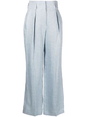 Eleventy straight-leg cut trousers - Blue