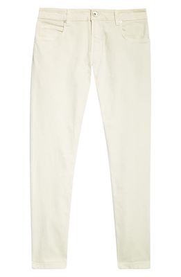 Eleventy Straight Leg Jeans in Ivory
