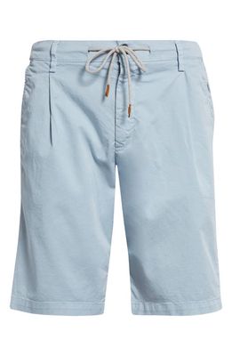 Eleventy Stretch Cotton Bermuda Shorts in Baby Blue