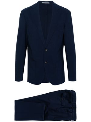 Eleventy stretch-wool single-breasted suit - Blue