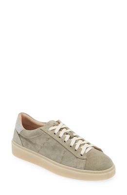 Eleventy Suede Low Top Sneaker in Military Green at Nordstrom, Size 13Us