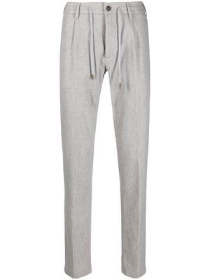 Eleventy tailored drawstring trousers - Grey