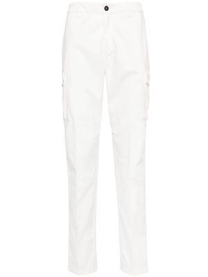 Eleventy tapered-leg cargo trousers - White