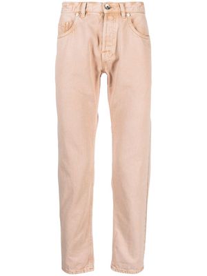Eleventy tapered-leg cropped trousers - Neutrals